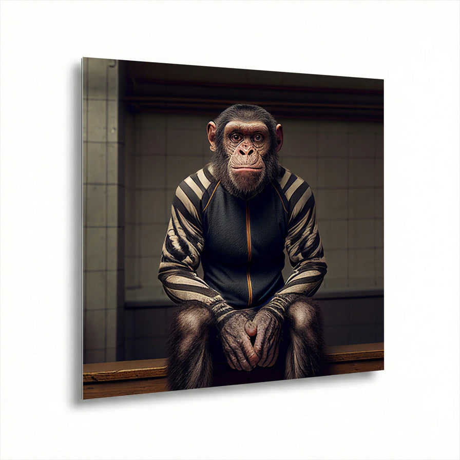 Elite Chimpanzee Sports Portrait