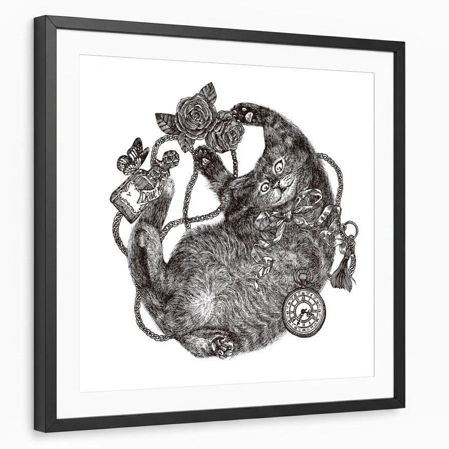 framed-print-black-white-border
