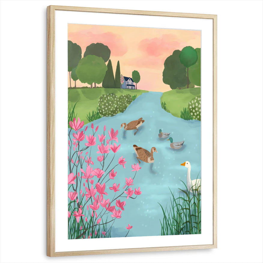 framed-print-natural-wood-matted