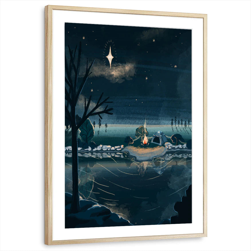 framed-print-natural-wood-matted