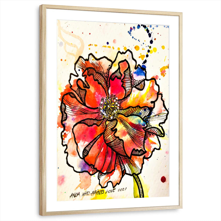 framed-print-natural-wood-matted