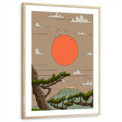 framed-print-natural-wood-matted