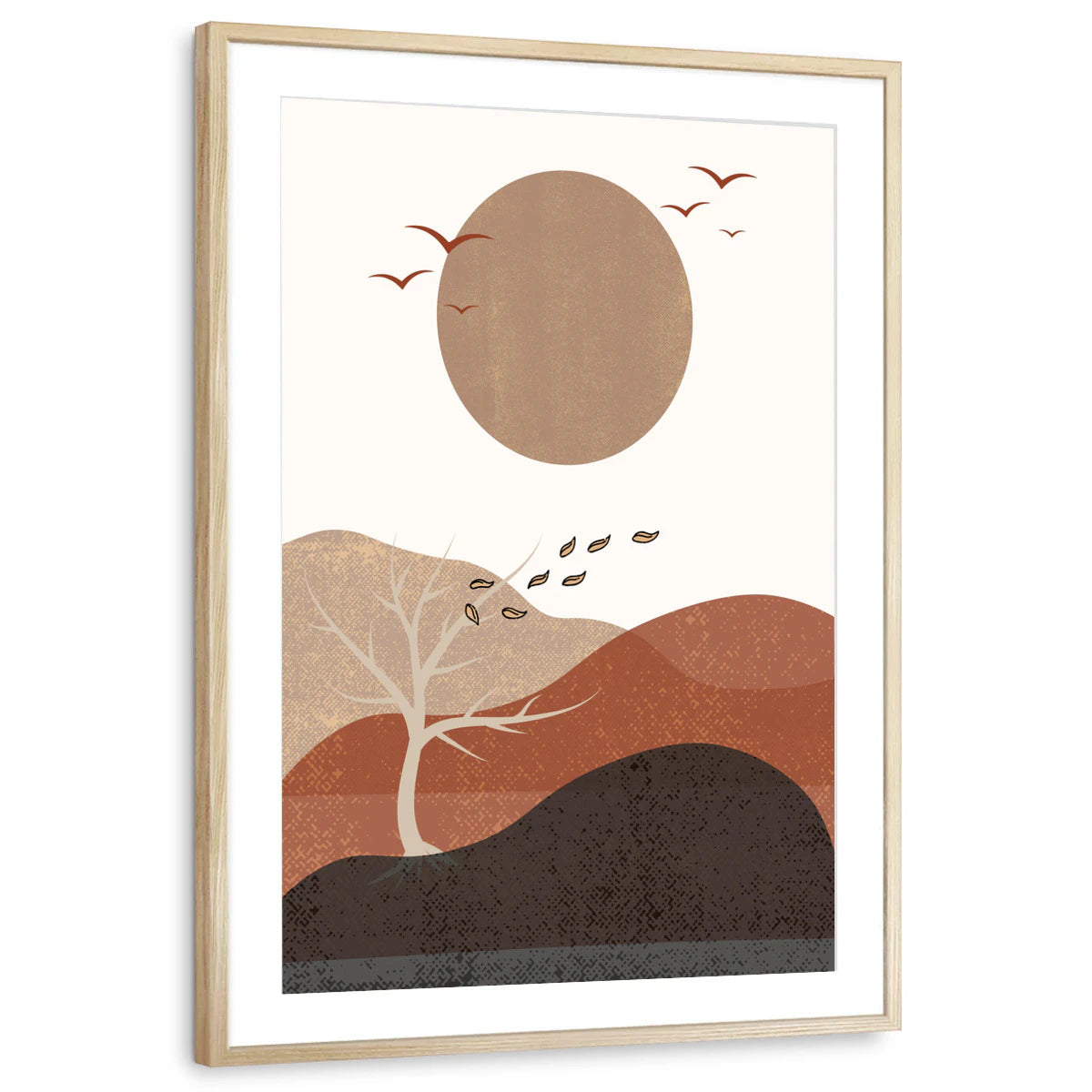 framed-print-natural-wood-matted