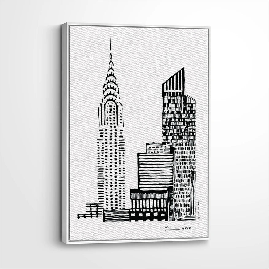 framed-canvas-white
