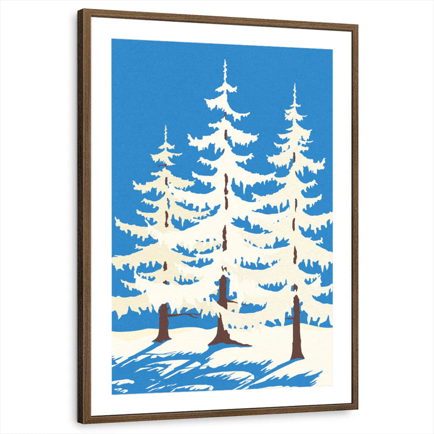 framed-print-brown-walnut-matted
