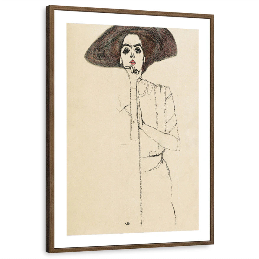 framed-print-brown-walnut-matted