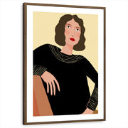 framed-print-brown-walnut-matted