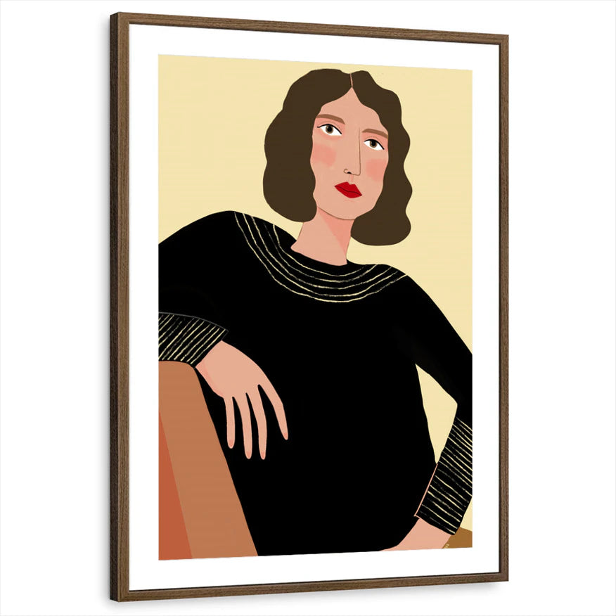 framed-print-brown-walnut-matted