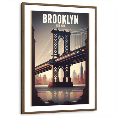 framed-print-brown-walnut-matted