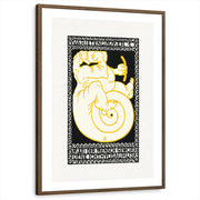 framed-print-brown-walnut-matted
