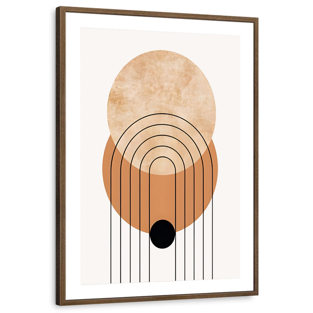 framed-print-brown-walnut-matted