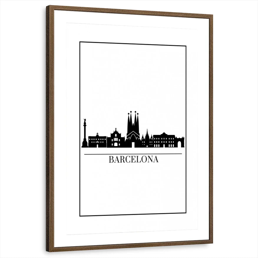 framed-print-brown-walnut-matted