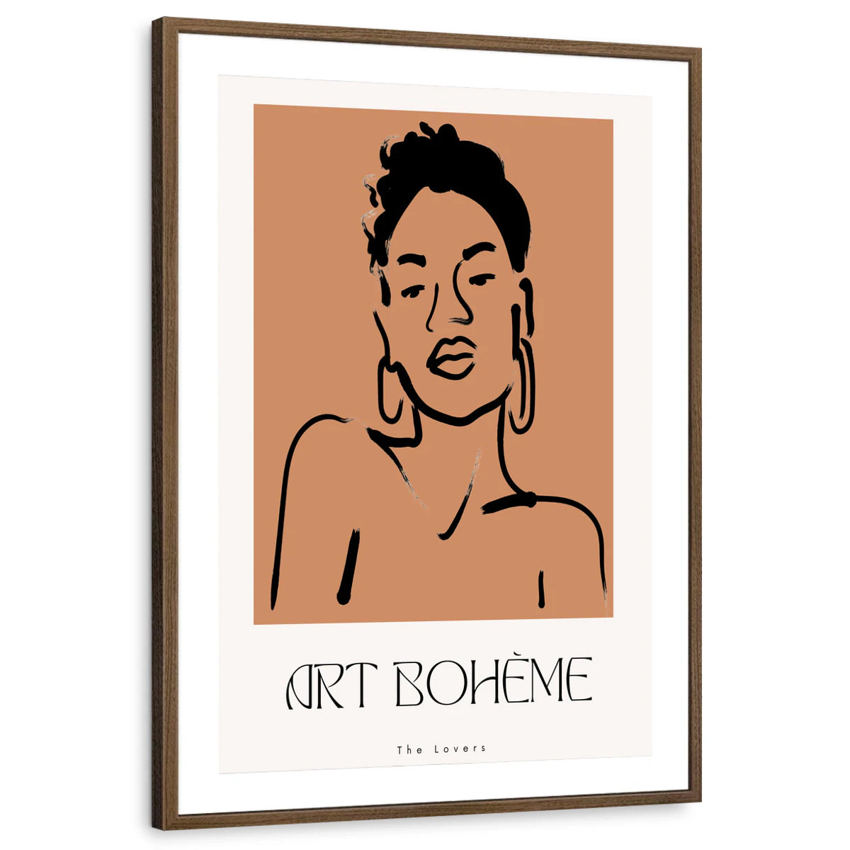 framed-print-brown-walnut-matted