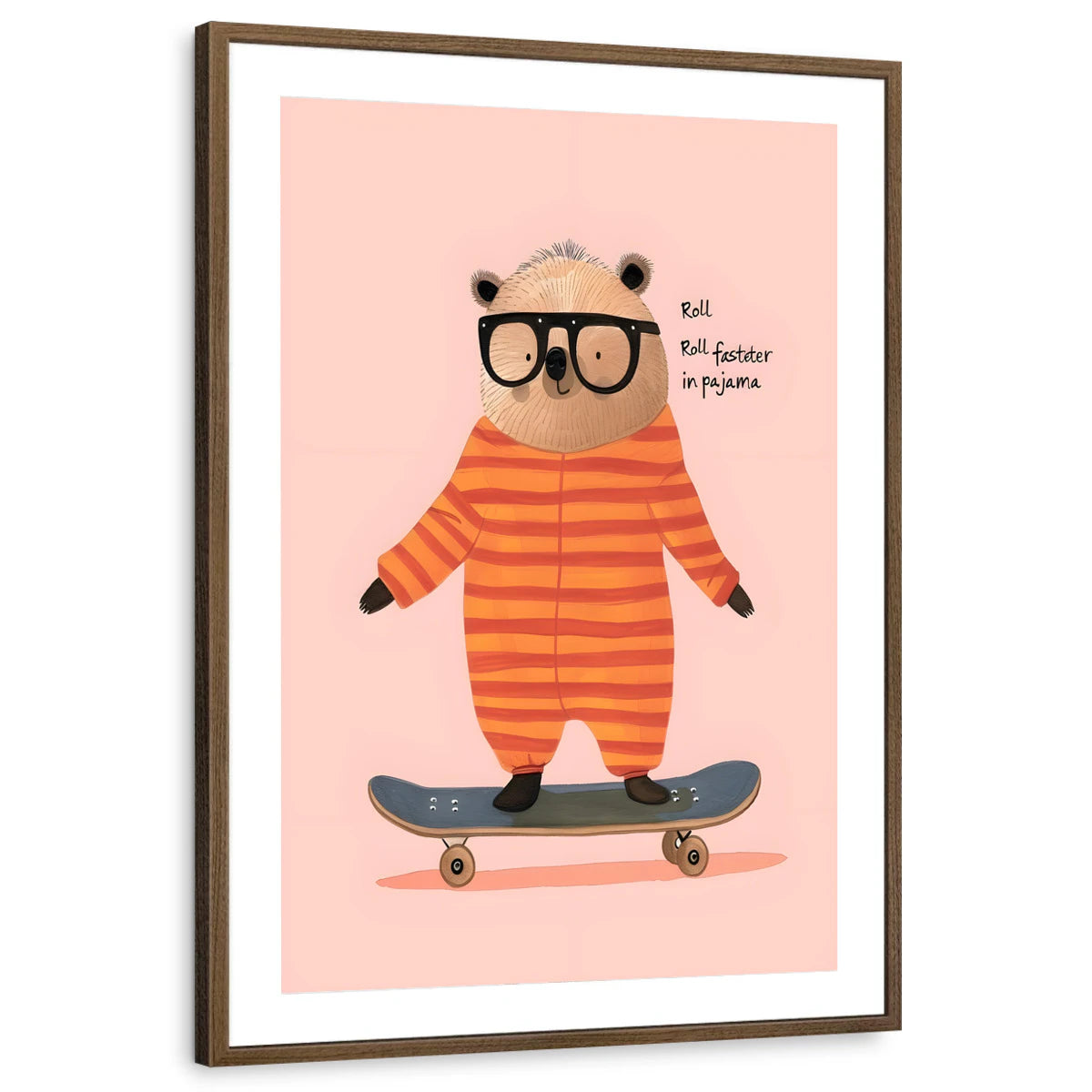 framed-print-brown-walnut-matted