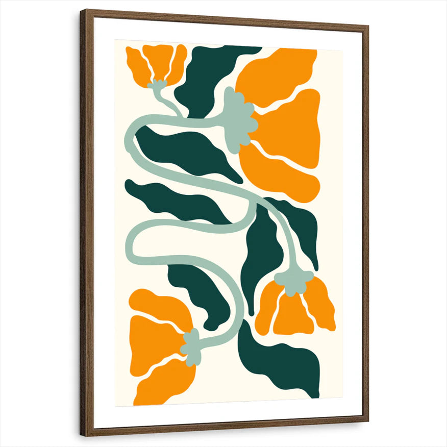 framed-print-brown-walnut-matted