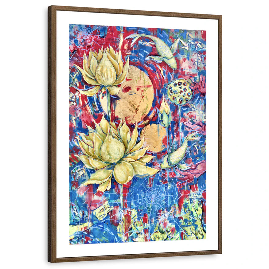 framed-print-brown-walnut-matted