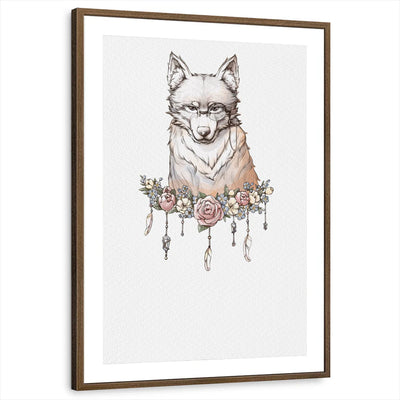 framed-print-brown-walnut-matted