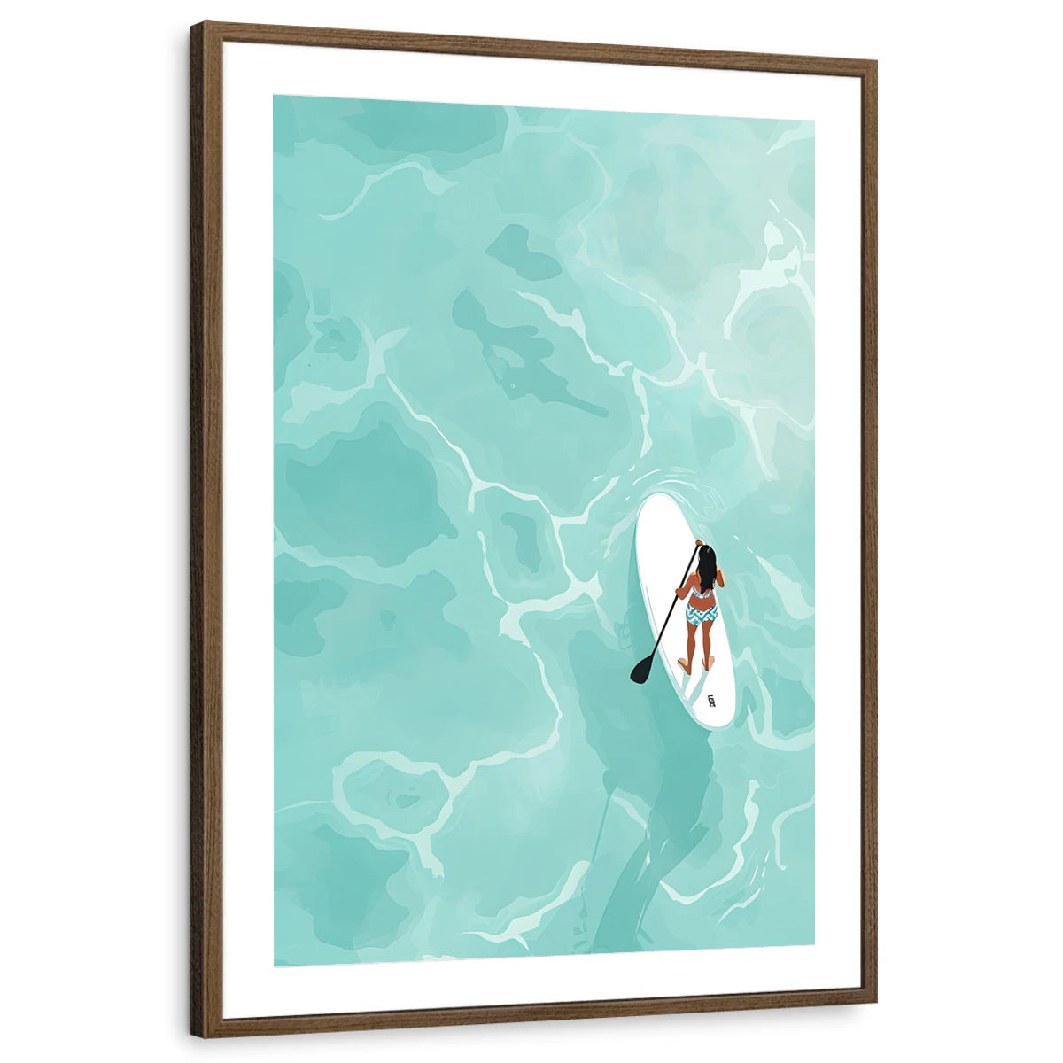 framed-print-brown-walnut-matted