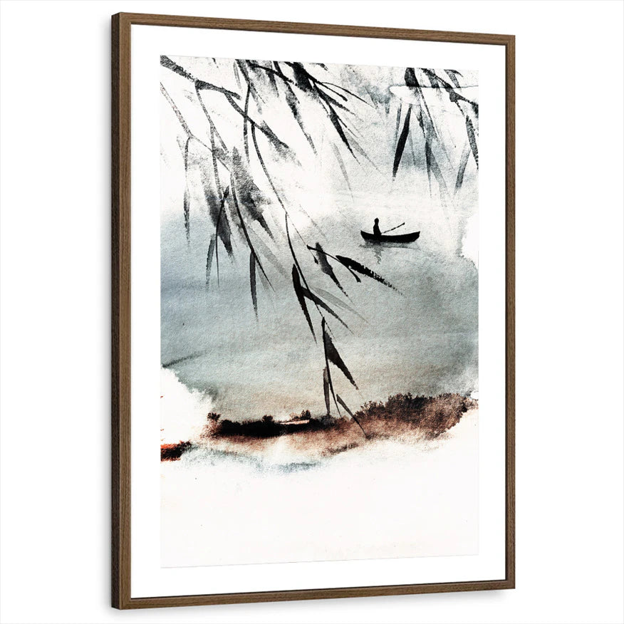 framed-print-brown-walnut-matted
