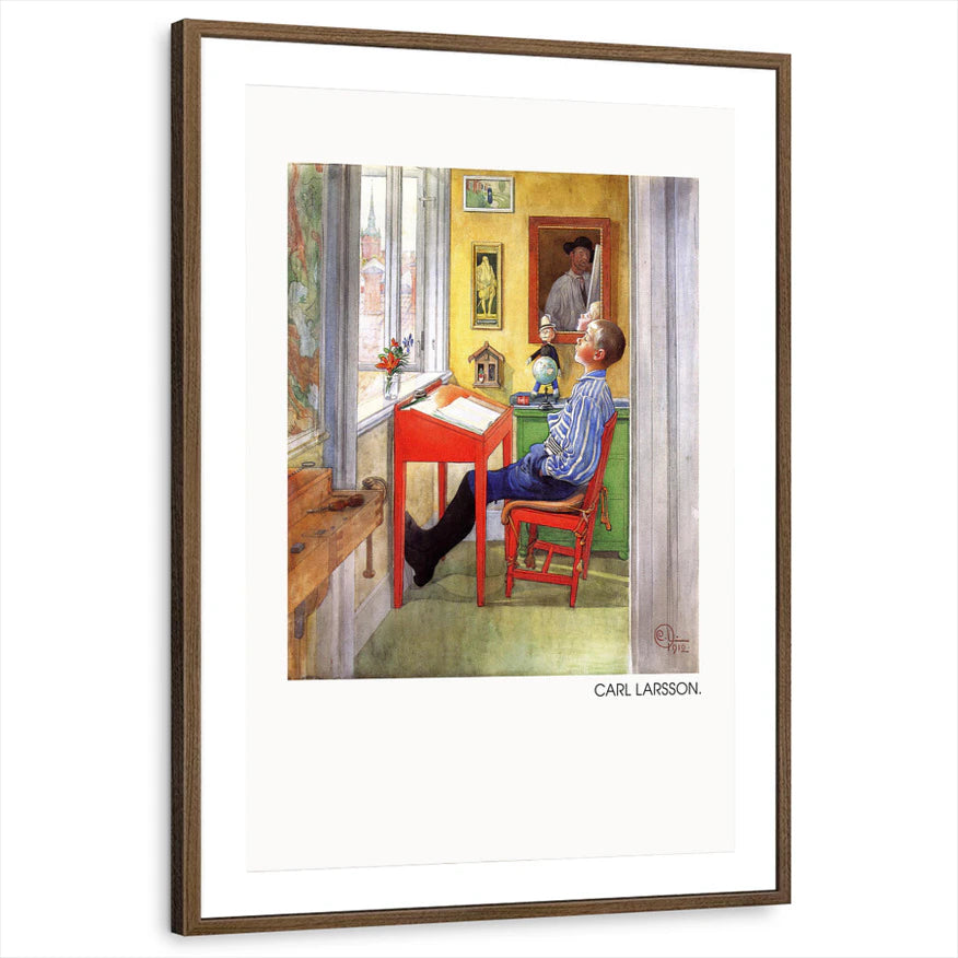 framed-print-brown-walnut-matted