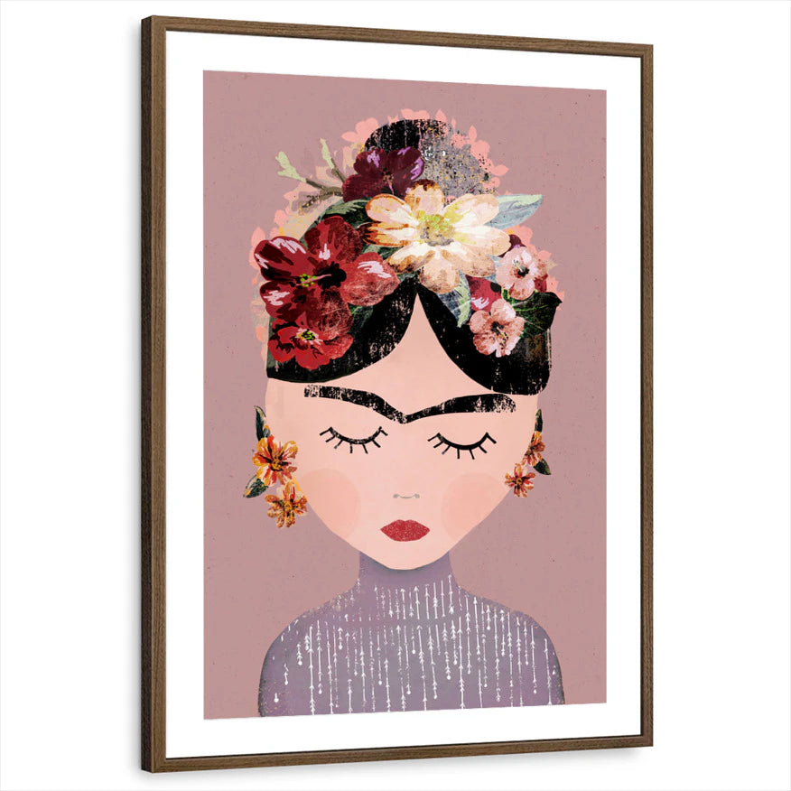 framed-print-brown-walnut-matted