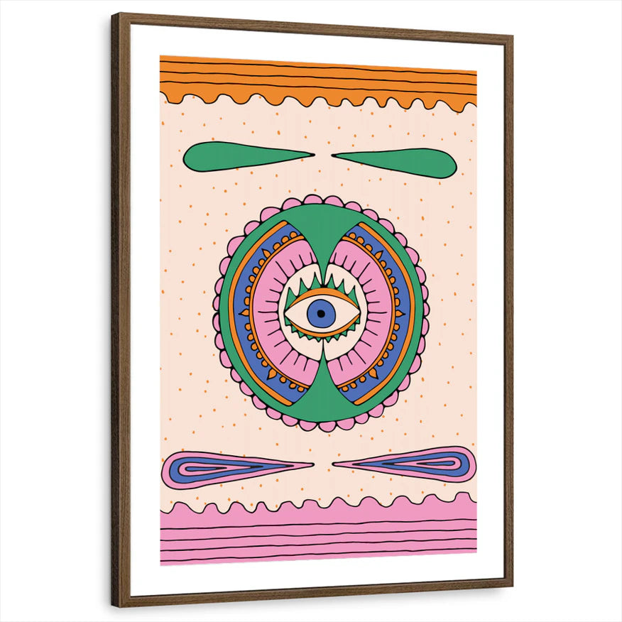 framed-print-brown-walnut-matted