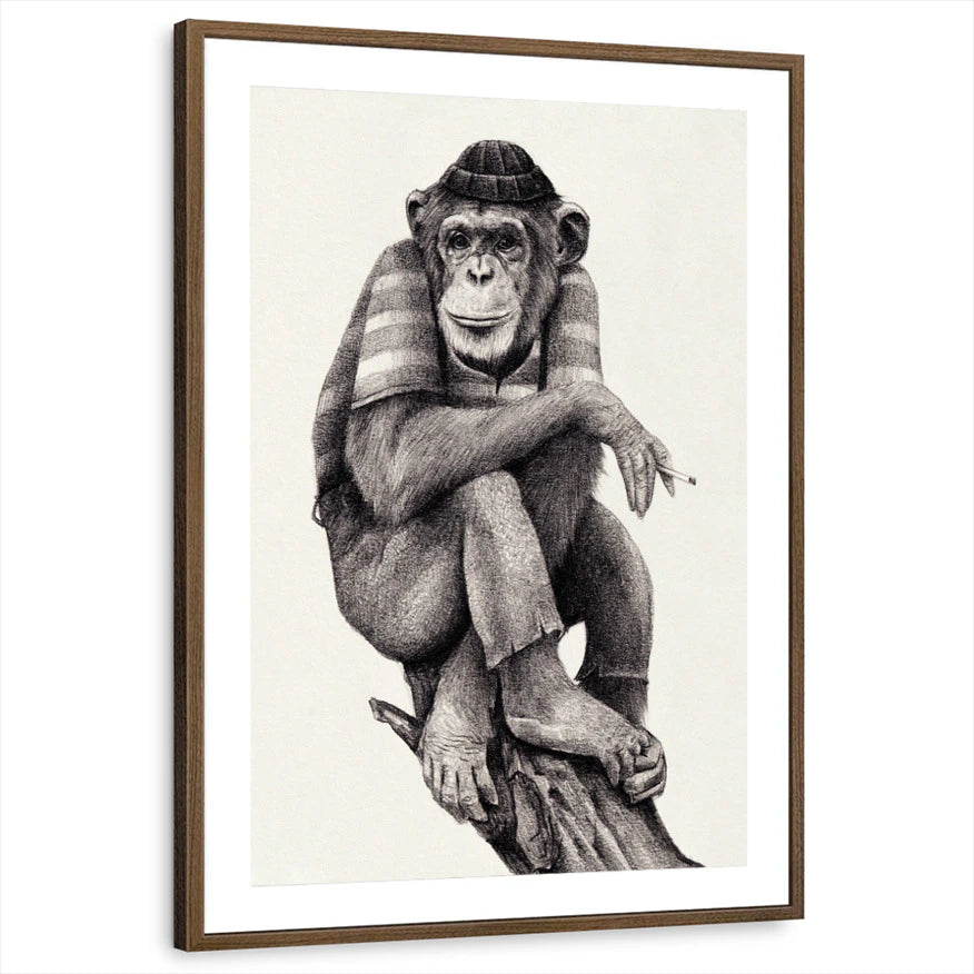 framed-print-brown-walnut-matted