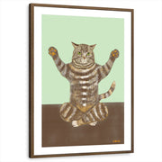 framed-print-brown-walnut-matted