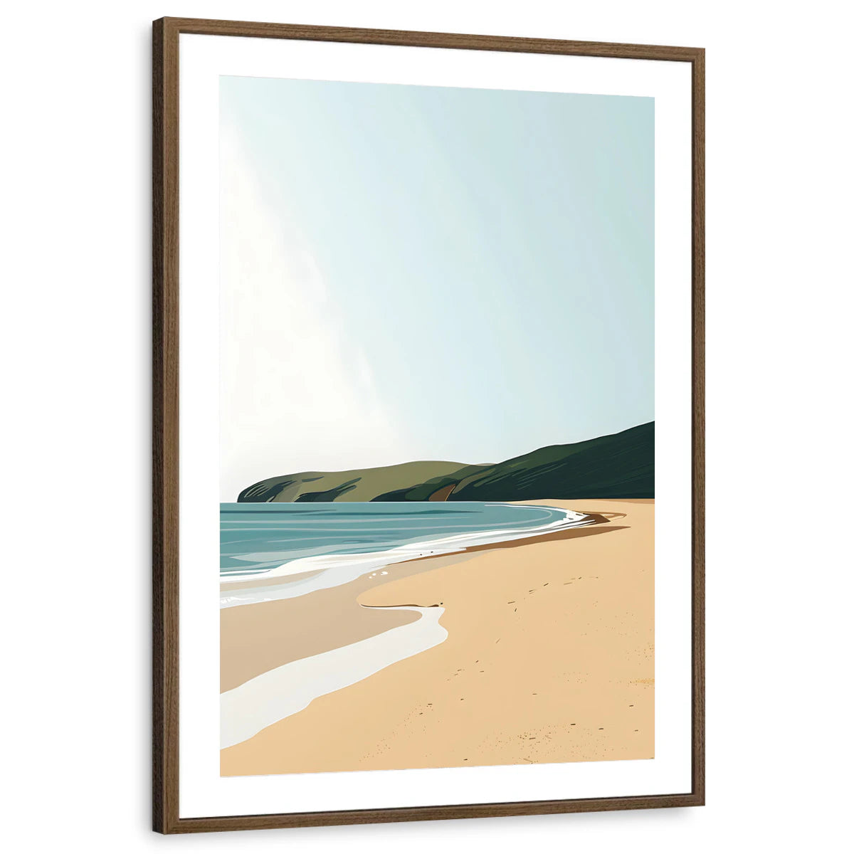 framed-print-brown-walnut-matted