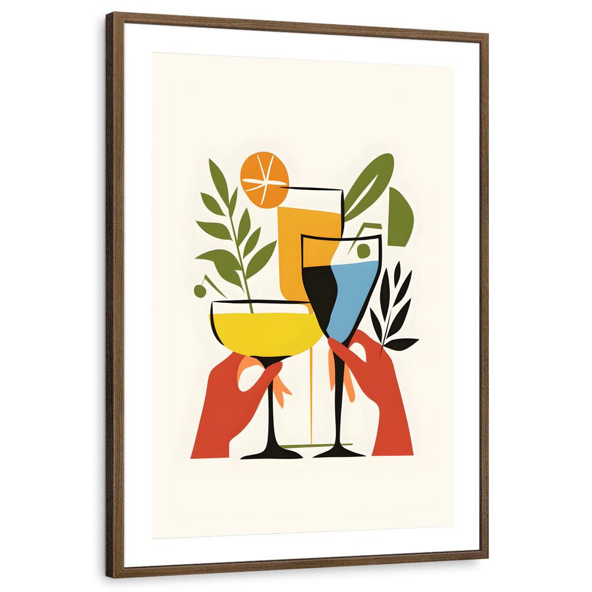 framed-print-brown-walnut-matted