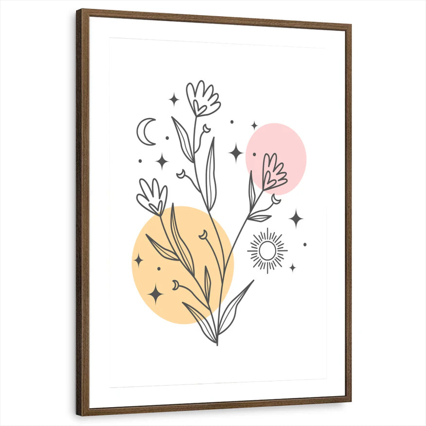 framed-print-brown-walnut-matted