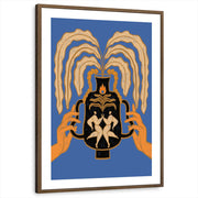 framed-print-brown-walnut-matted