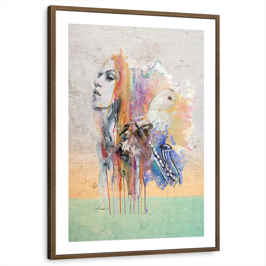 framed-print-brown-walnut-matted