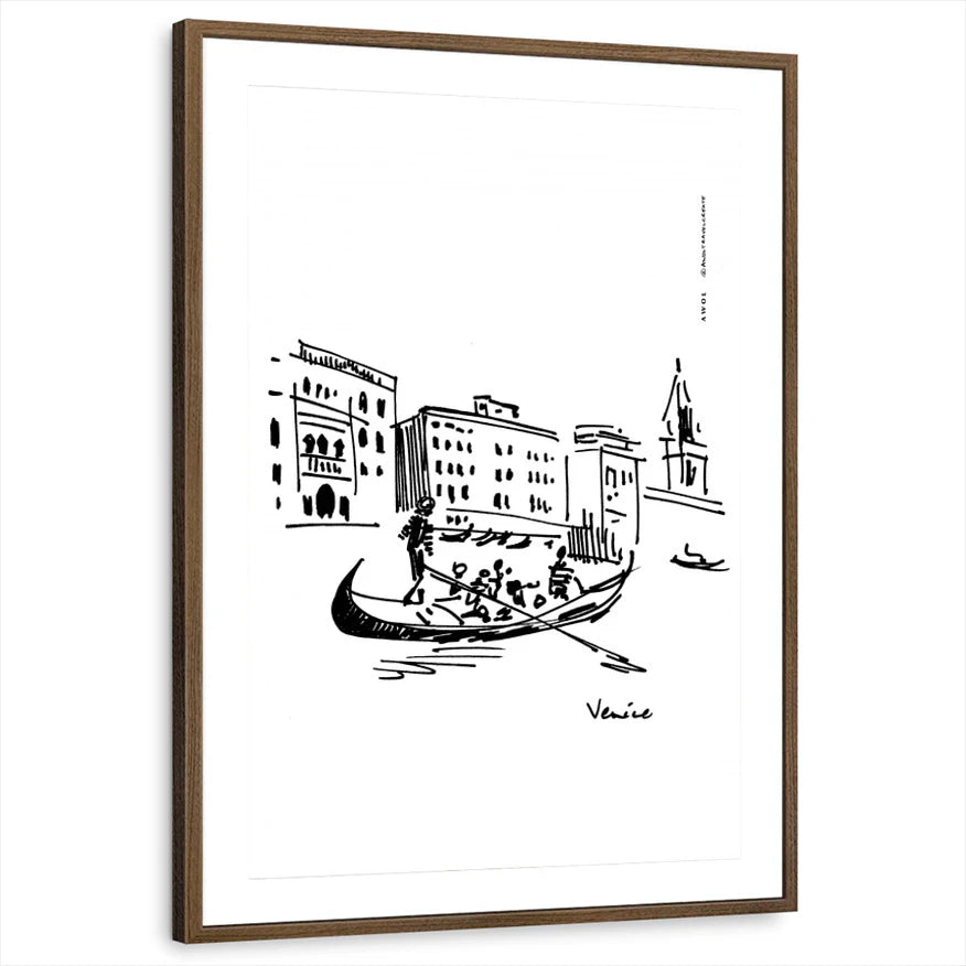 framed-print-brown-walnut-matted