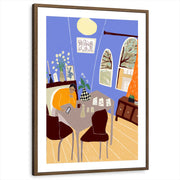 framed-print-brown-walnut-matted