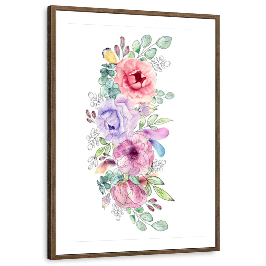 framed-print-brown-walnut-matted