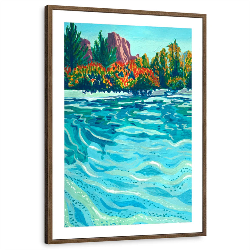 framed-print-brown-walnut-matted