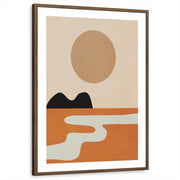 framed-print-brown-walnut-matted