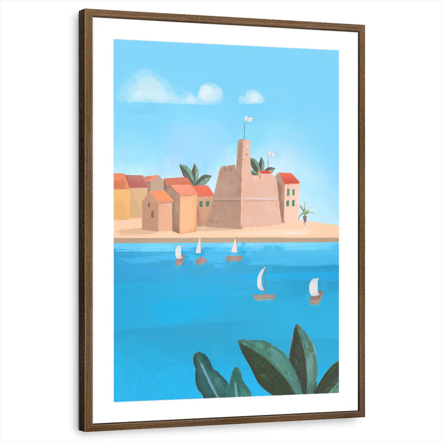framed-print-brown-walnut-matted