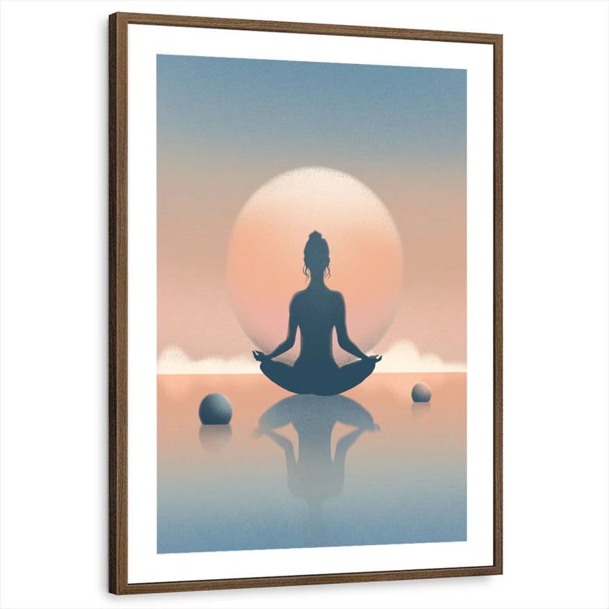 framed-print-brown-walnut-matted