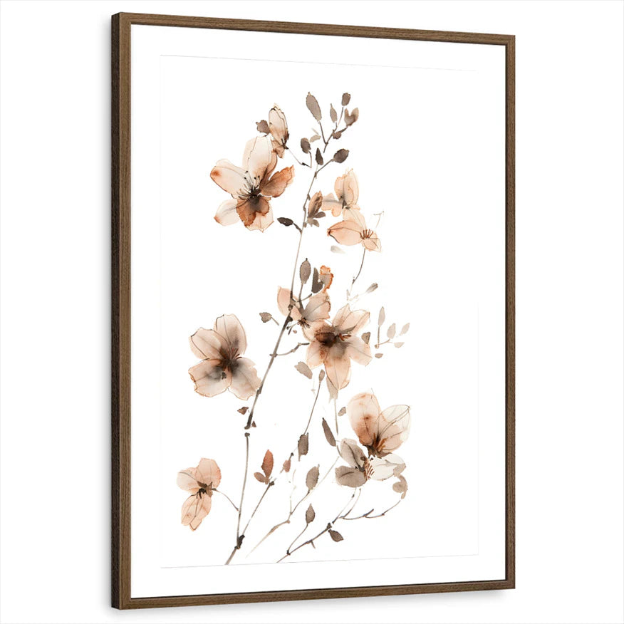 framed-print-brown-walnut-matted