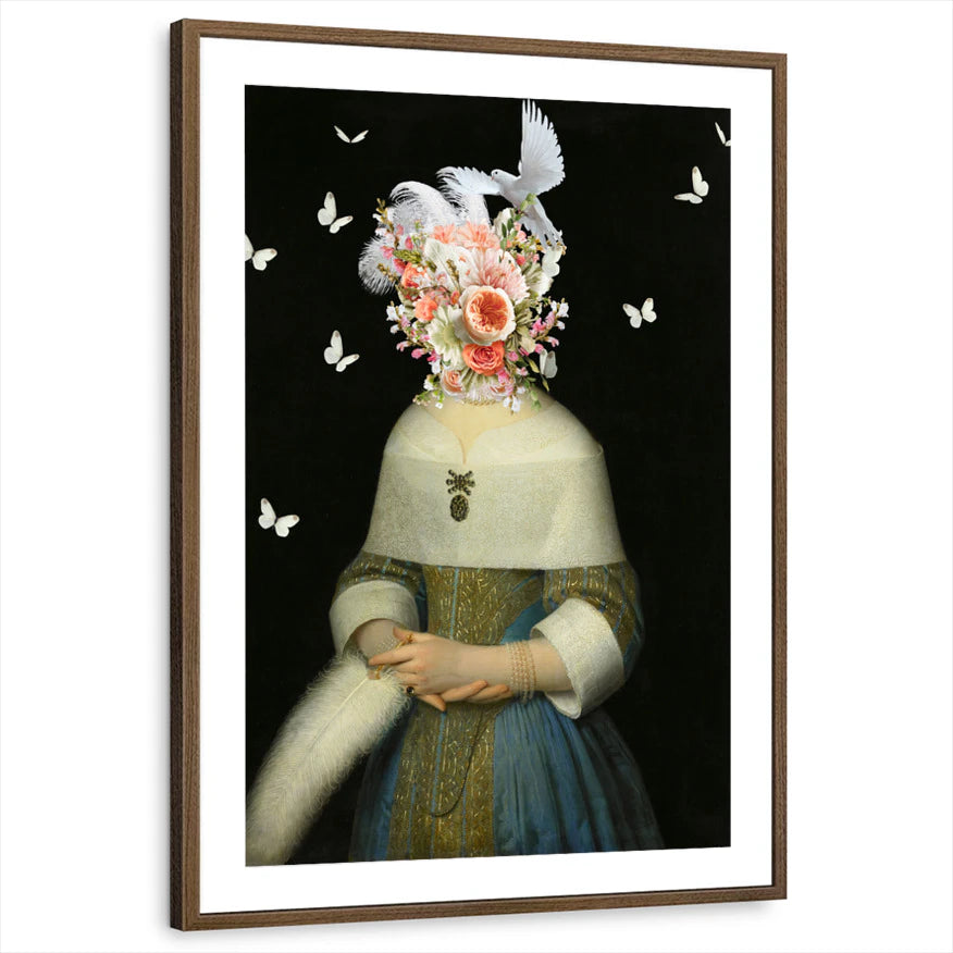 framed-print-brown-walnut-matted
