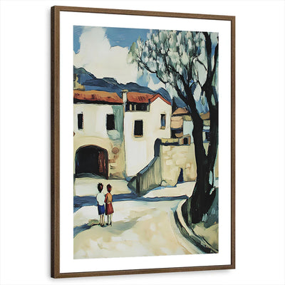 framed-print-brown-walnut-matted
