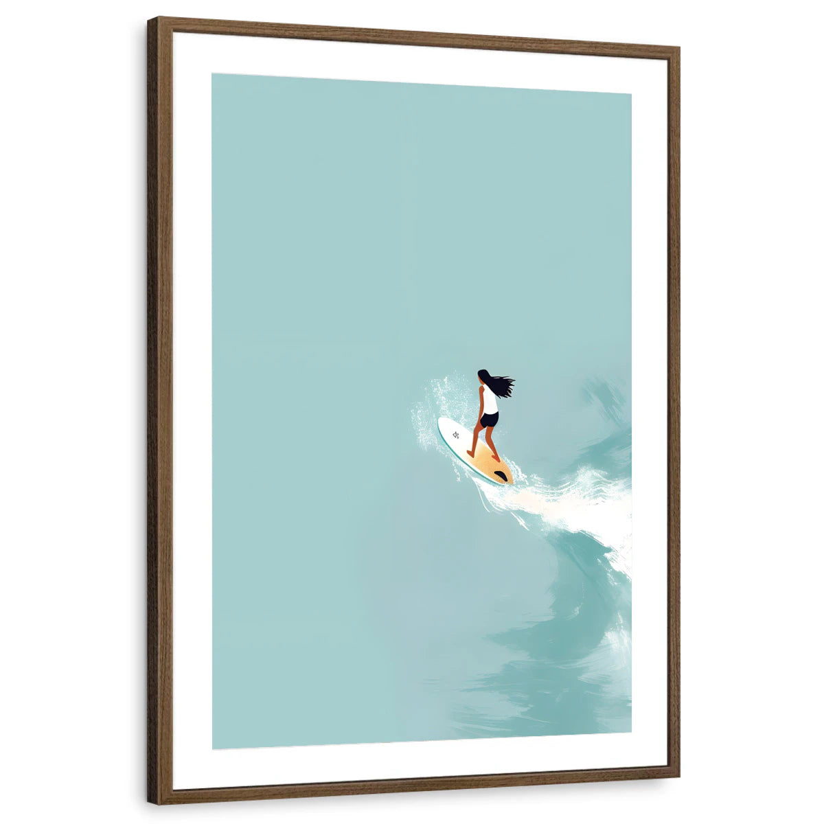 framed-print-brown-walnut-matted