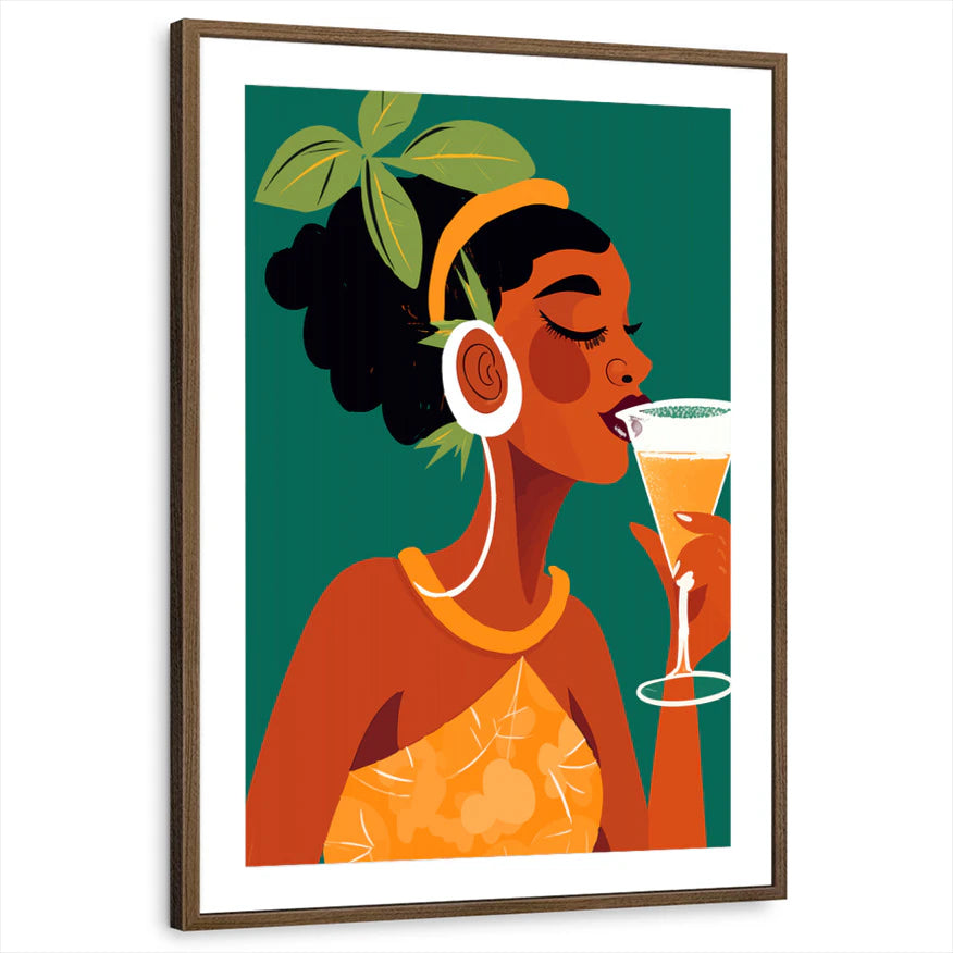 framed-print-brown-walnut-matted