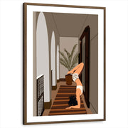 framed-print-brown-walnut-matted