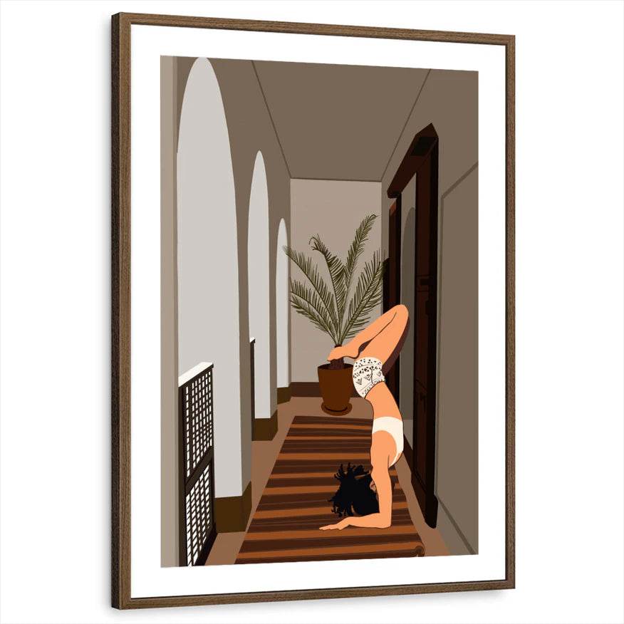 framed-print-brown-walnut-matted