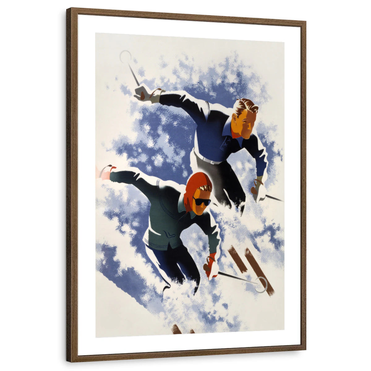 framed-print-brown-walnut-matted
