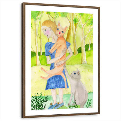 framed-print-brown-walnut-matted
