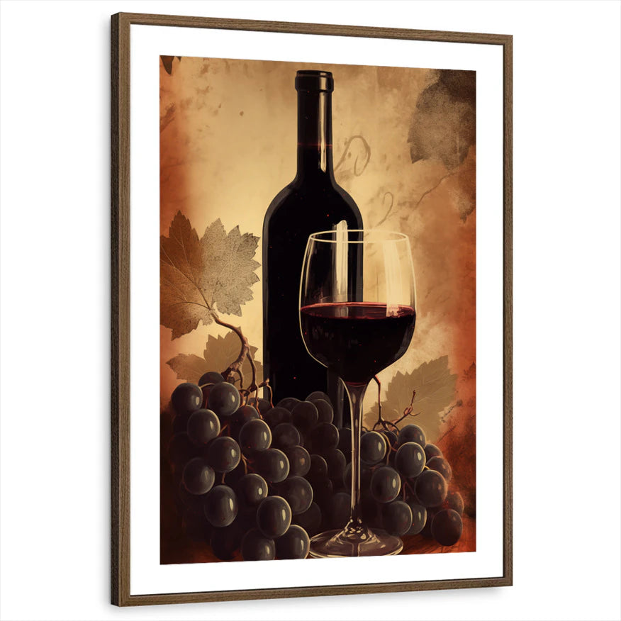 framed-print-brown-walnut-matted